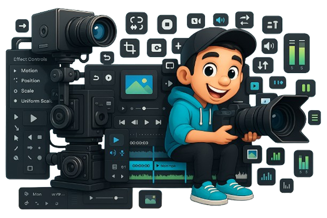 Video editor character